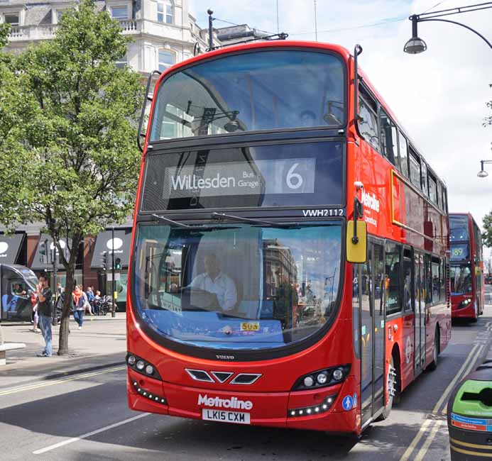 Metroline Volvo B5LH Wright VWH2112